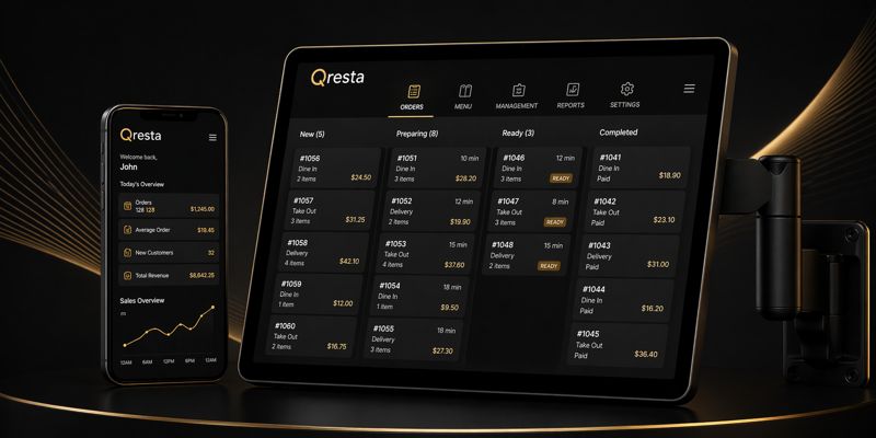 Restaurant management display tools