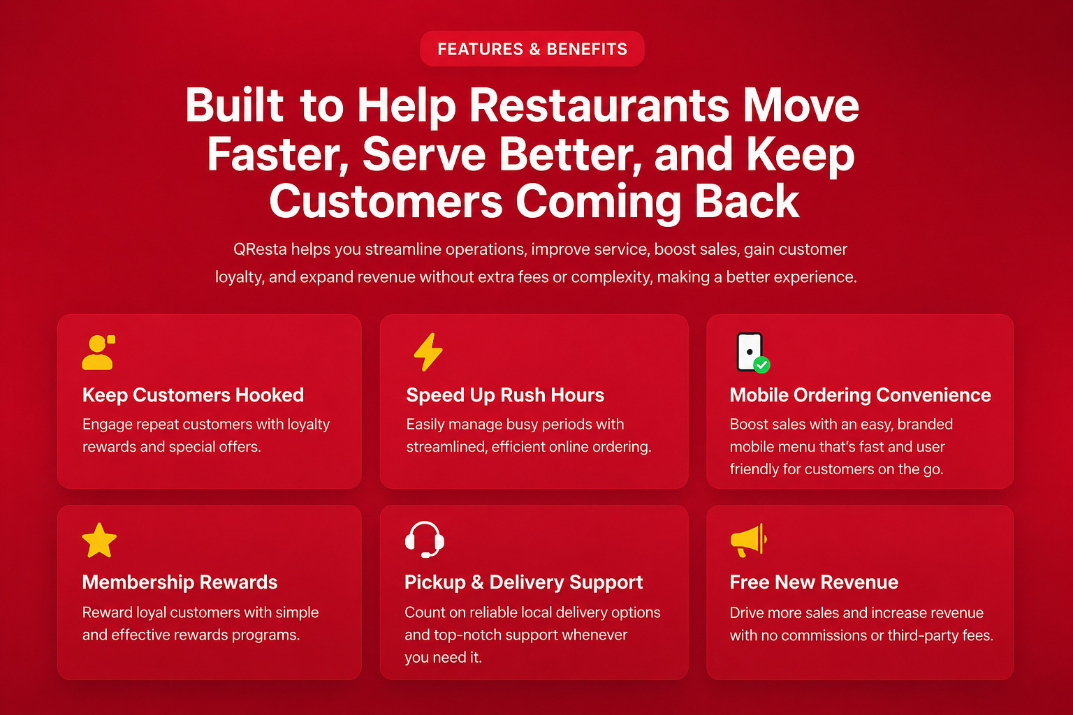 Restaurant Benefits