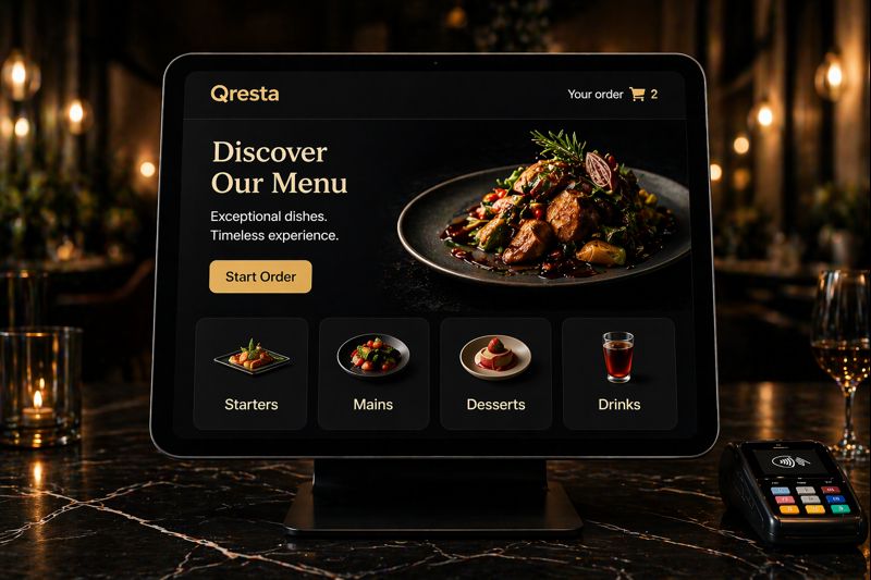 Lux Kiosk Qresta website design